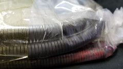 Harfington 2Pcs PVC Spring Bender 11.8mm OD 1000mm Long