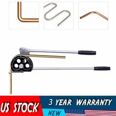 3/4&Prime; Tube Bender Manual 0~180&deg; Copper Ratchet Type Pipe Bender Bending Tool 19mm