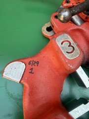 Ridgid 815A Self-Opening Die Head Pipe Threader 1/2 -3/4 inch Teeth. 7/9/26 #1