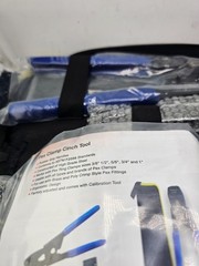 EFIELD PEX Cinch Tool, Pex Fitting, Cutter, Clamps, SS Clamps in Canvas Bag