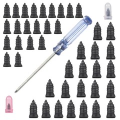 Tire Repair Kit 40PCS with 20 Large 20 Small Nails for Car Motorcycle &ndash; Easy