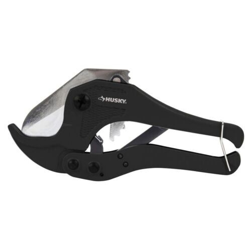 Husky Ratcheting ABS/PVC &ldquo;1-5/8 Cutter &ndash; With Safety Catch