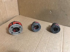 3x Ridgid Tools No 00R Manual Ratcheting Threader 1&Prime; 3/4&Prime; 1/2&Prime; Die Head USA Made