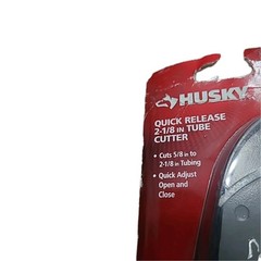 NEW Husky 2-1/8 in Quick Release Tube Cutter**missing Knob**