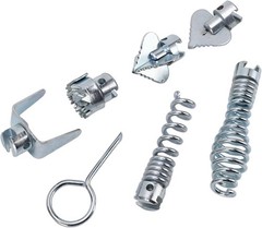 7 PCS Drain Auger Cutter Set Drill Attachment For 5/16 To 3/4 Inch Cables