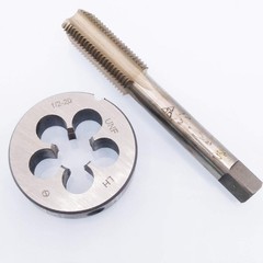 HSS 1/2&Prime;20 UNF Tap And Die Set Left Hand Threading Machine Tapping Tool