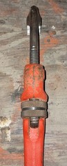 RIDGID 24 in Cast Iron End Pipe Wrench Heavy Duty Adjustable 3 in Capacity