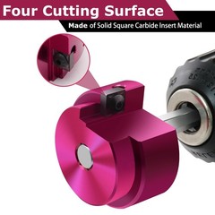 PVC Pipe Fitting Reamer 1.5&Prime; & 2&Prime; &ndash; Socket Saver Tool for Plumbing, Fits 1/2&Prime; Dr