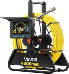 Sewer Camera, 98 Ft/30M, 4.3&Prime; Drain Inspection Tool, IP68 Waterproof Snake Plumb