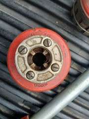 Ridgid 00-R Pipe Threader Die Set 1/2 to 2 Inch Pipe Cutter Great Shape #2