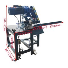 Electric Pipe Cutting Machine Metal Hardware Pipe Cutter 220V for &phi;0.78-3.94&rdquo;
