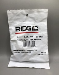 Ridgid 93812 Bearing Flange Bronze for the 915 Roll Groover Replacement Part NEW