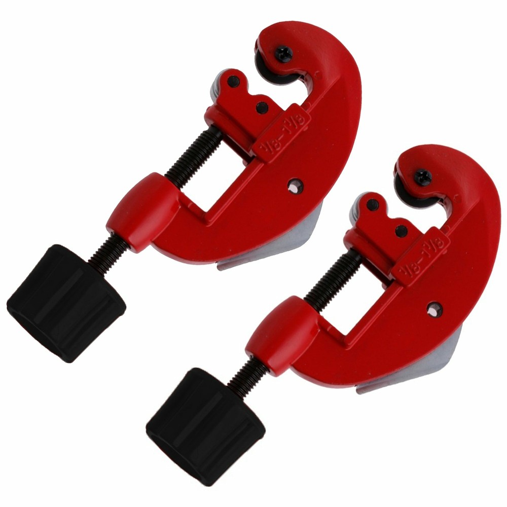 2x 1/8-1-1/8&Prime; inch Tube Cutter for PEX PVC Copper Aluminum Tube Cutting Tool