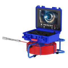 30M Sewer Pipe Inspection Camera 512HZ Self-leveling Meter Counter 9&Prime; DVR