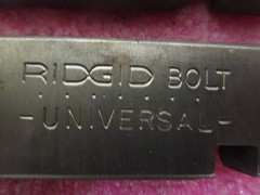 RIDGID THREADER THREADING UNIVERSAL BOLT 5/16&Prime; DIES 5/16-18 UNC