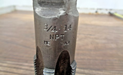 Greenfield (GTD) 3/4&Prime; Pipe Tap 14 NPT