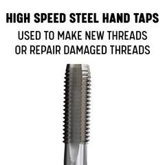 High Speed Steel Plug Tap 1-11/16&Prime; 24 UNS &ndash; Premium Quality Tool