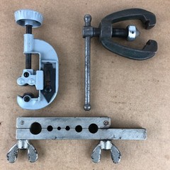 Vintage Double Flaring Tool Set with Cutter USA Tubing General Hardware Mfg. Co.