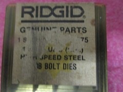 RIDGID 48675 1 3/4&rdquo;-5 UNC H.S UNIVERSAL RH 500B BOLT DIE SET