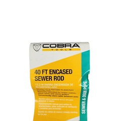 Cobra Products 95040 1/2-Inch-by-40-Foot Encased Sewer Rod