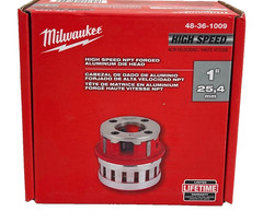 Milwaukee 48-36-1009 1&Prime; High Speed NPT Forged Aluminum Die Head