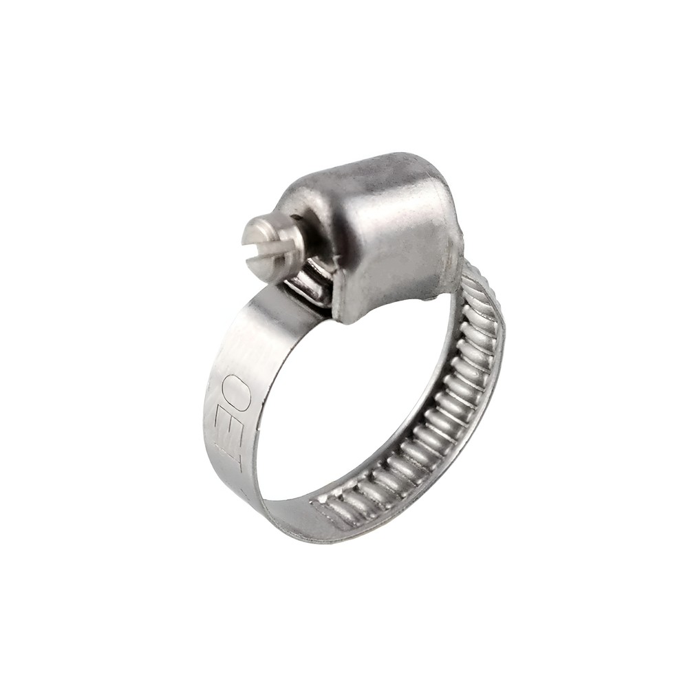 Mini hose clamp R + S type 180 stainless steel V2A band width 5 mm