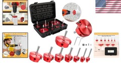 Versatile 9-Piece Pipe Reamer Kit for PVC/CPVC/ABS with High-Temperature Blades