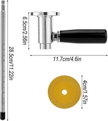 Precision PVC Cutter Tool Set &ndash; 7-Inch Adjustable Depth & Diamond Grit Wheel