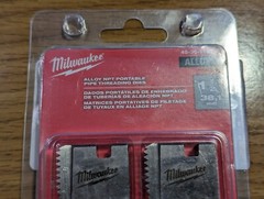 Milwaukee Model №: 48-36-1105. 1-1/2 in. (1.5&Prime;) ALLOY NPT Pipe Threading Dies