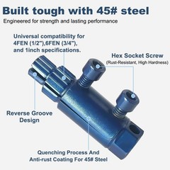 Broken Pipe Extractor Tool, Screw Extractor Set for Pipe Wrench, Faucet Removal