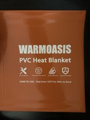 PVC Heat Blanket Pipe Bending Heater 1/2&Prime; To 1-1/2&Prime; 120V 200W Thermostat