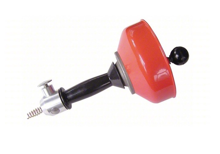 Westward 6ATY1 Drain Cleaner, Manual or Drill Operated, 5/16 in x 25 ft