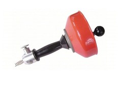 Westward 6ATY1 Drain Cleaner, Manual or Drill Operated, 5/16 in x 25 ft