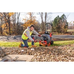 Ridgid 73048 K-4310 FXP 3/4&Prime; Drum Machine w/ FXP Batteries 8.0 Ah & Charger