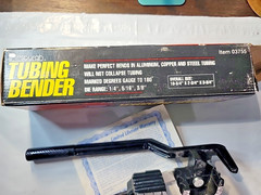 Pittsburgh Tubing Bender for Aluminum, Copper & Steele Tubing, item# 03755 NEW