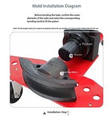 SWG-25 Hydraulic Tube Bending Machine Manual Hand Pipe Bender Pipe Bending Tools