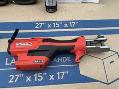 Ridgid RP 115 Mini Press Tool 1/2&Prime;-3/4&Prime; Copper/Stainless Fittings w/ 12v Battery