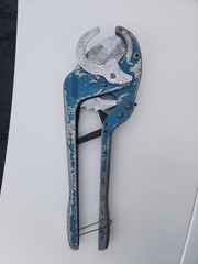 Klein Tools 50501 Ratcheting PVC Cutter 1/2&Prime; to 2&Prime; Blue Hand Crank Rare Vintage