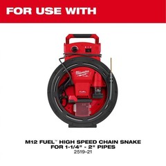 Milwaukee 1-1/4 Inch &ndash; 1-1/2 Inch Standard Chain Knocker For 1/4 Inch Chain