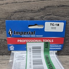 Imperial TC-1B Tube Cutter Replacement Wheel Set 3 Wheels 1 Screw New USA Made