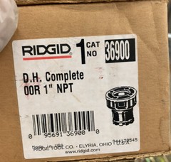 RIDGID 36900 OOR NPT 1&Prime; Manual Pipe Threader Die Head, Alloy Rh