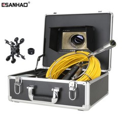 1000TVL Pipe Inspection Camera Self-levelling 512HZ 7&Prime; 30M Drain Sewer Camera