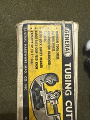 Vintage General Hardware Tubing Cutter w/ Reamer &ndash; NY, NY USA 🇺🇸 NOS
