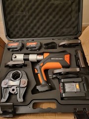 VEVOR 1/2&Prime; &ndash; 2&Prime; 18V Pro Press Tool with Brushless Motor & 6 Pro Press Jaws