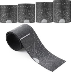 4 Piece Flexible Pipe Measuring Tool &ndash; 4 Sizes Pipe Wrap around for 1&Prime; to 48&Prime; Pi