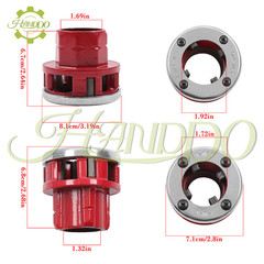 Manual Threading/Pipe & Bolt Die Head Complete w/Dies, 1-1/4&Prime; &1&Prime; NPT 12-R RH