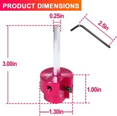 1&Prime; PVC Pipe Reamer PPR100 PVC Fitting Saver for Schedule 40 PVC CPVC ABS Pipe
