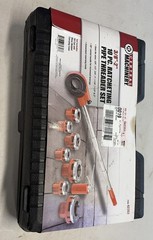 Central Machinery Ratcheting Pipe Threader Kit 3/8&Prime;-2&Prime; 10 Pc-New In Box