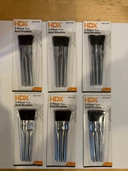 HDX Acid Brushes For Paste Fluxes &ndash; 3 Piece &ndash; 6 Packs (18 Total Brushes) &ndash; New