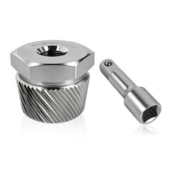 1.5&Prime; Tub Drain Extractor Removes Old Broken Stubborn（ Chrome Accessories